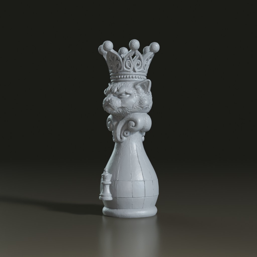 stylized-royal-cat-chess-king-3d-model