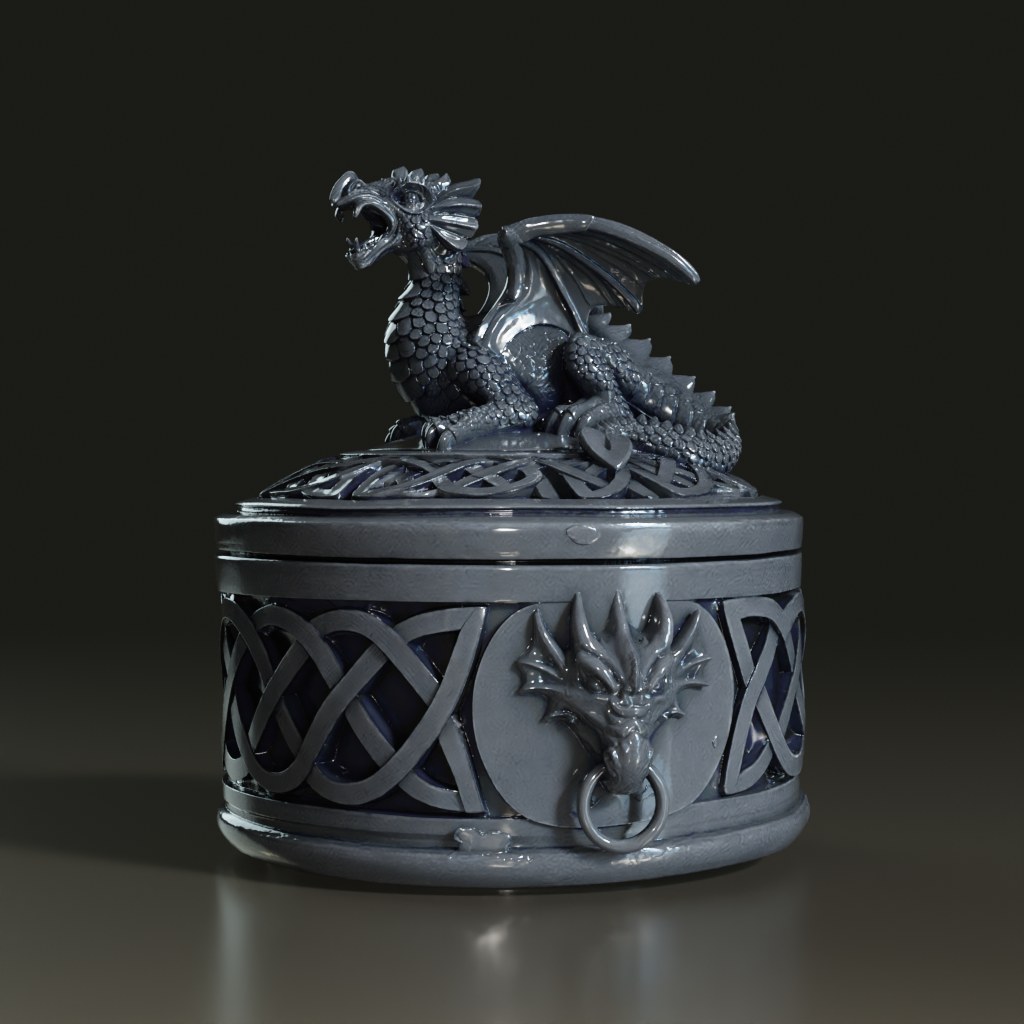 celtic-gothic-dragon-round-trinket-box-3d-model