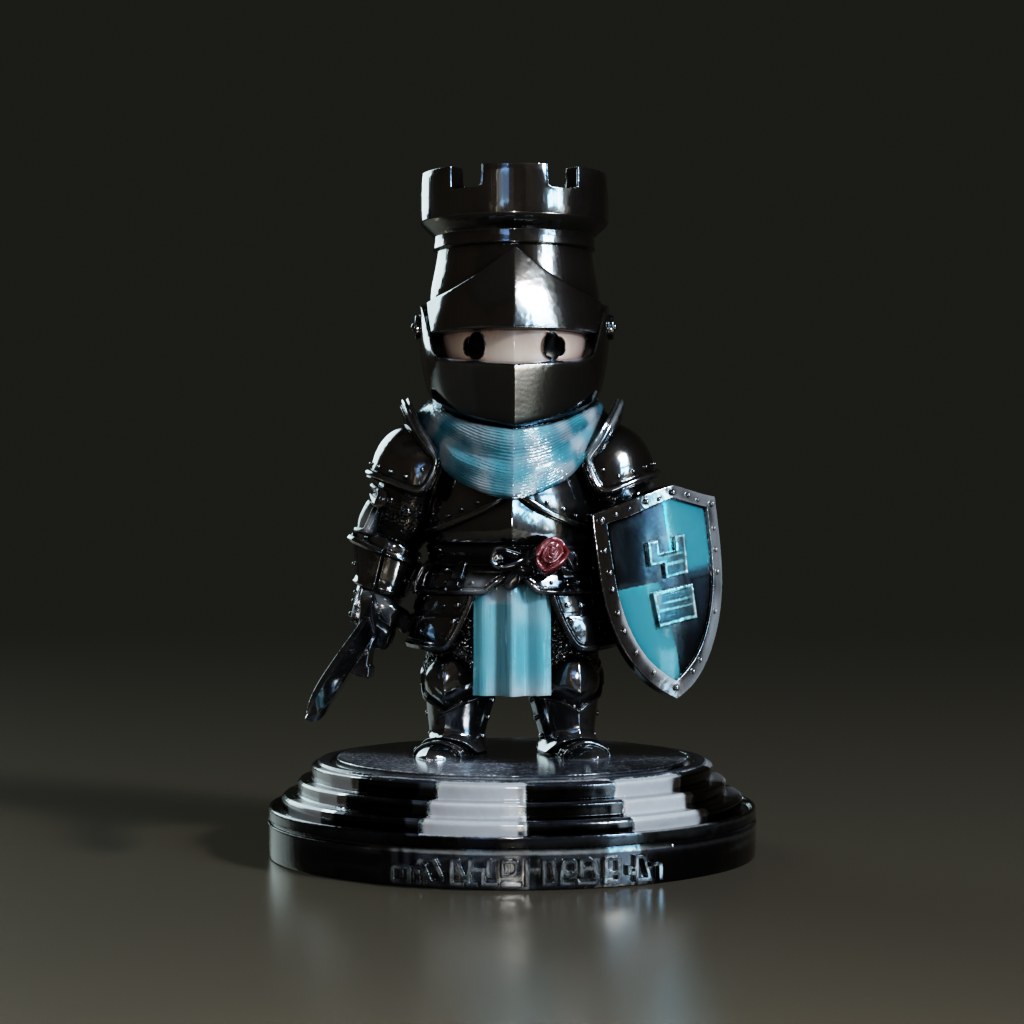 stylized-chibi-rook-knight-3d-collectible