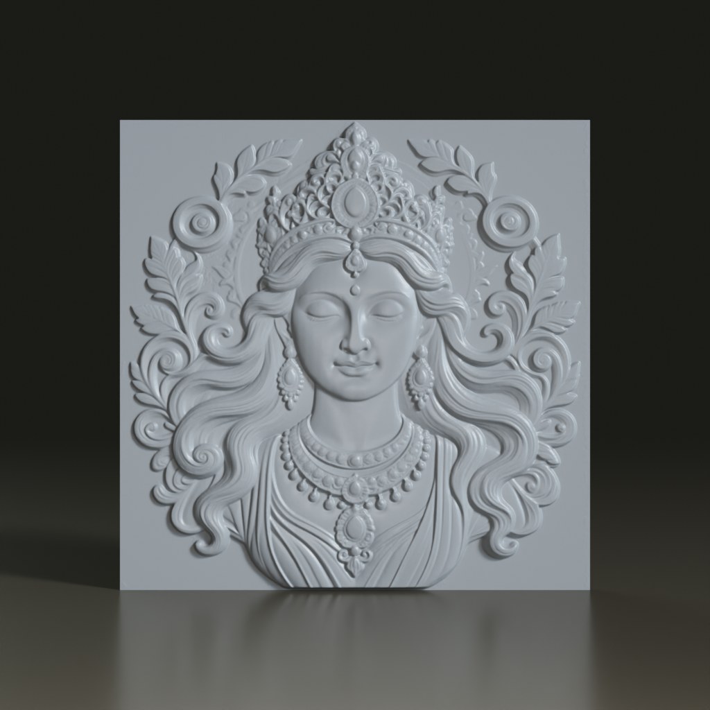 history/hindu-goddess-lakshmi-detailed-3d-bas-reli