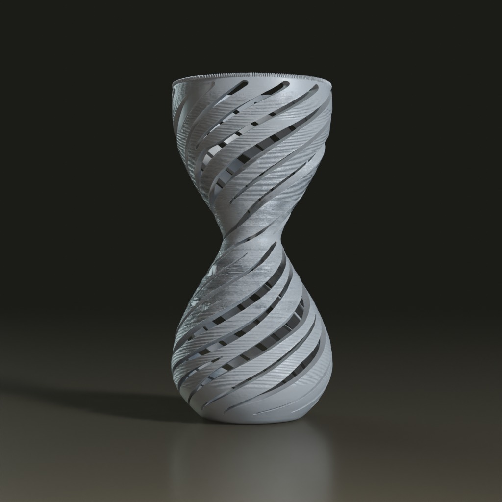 two-tone-metallic-spiral-hourglass-vase-3d-model