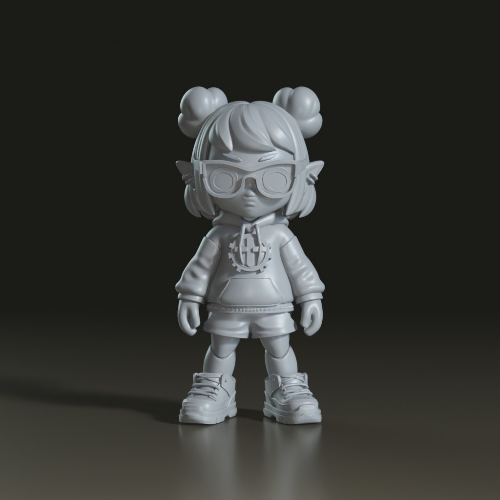 stylized-urban-elf-vinyl-toy-3d-model