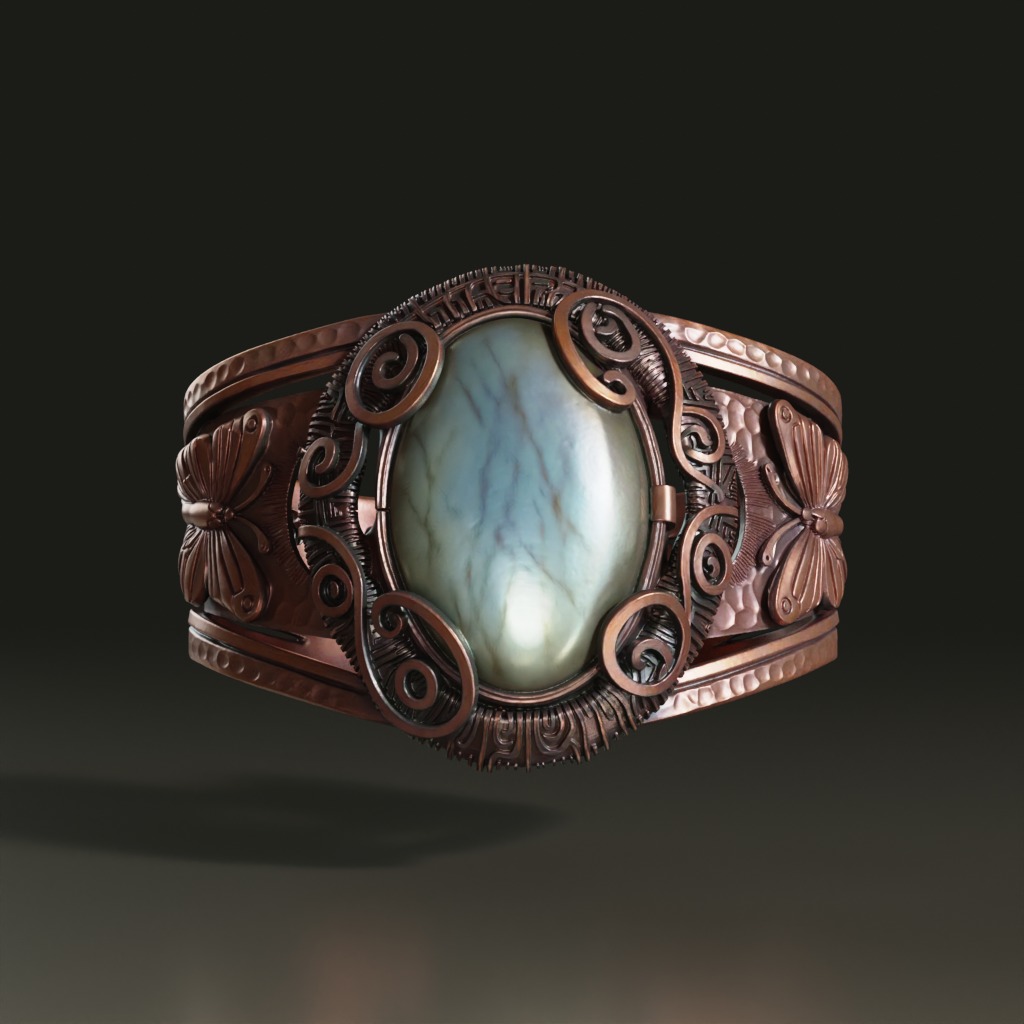 boho-vintage-copper-labradorite-cuff-bracelet-3d-m