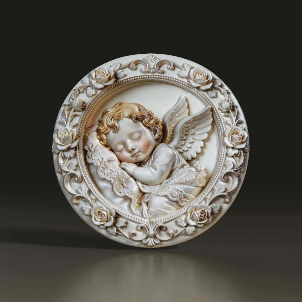 sleeping-cherub-angel-ornate-floral-bas-relief-3d-