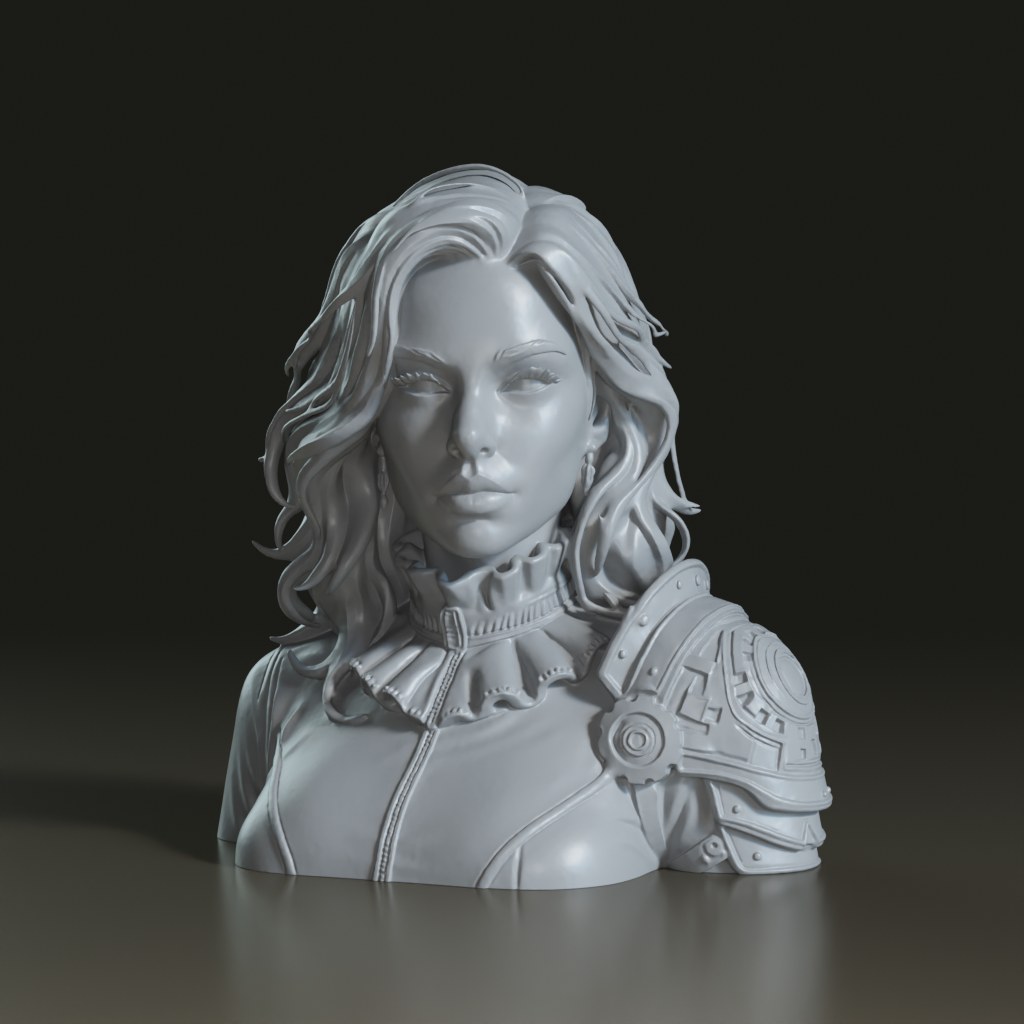 photorealistic-steampunk-female-character-bust