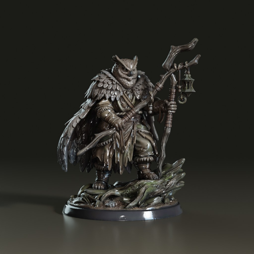 stylized-owlfolk-druid-3d-print-miniatur