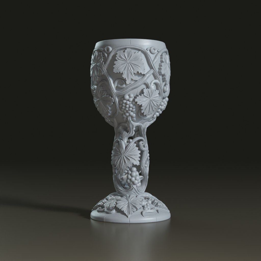 handcarved-wood-grapevine-goblet-3d-model