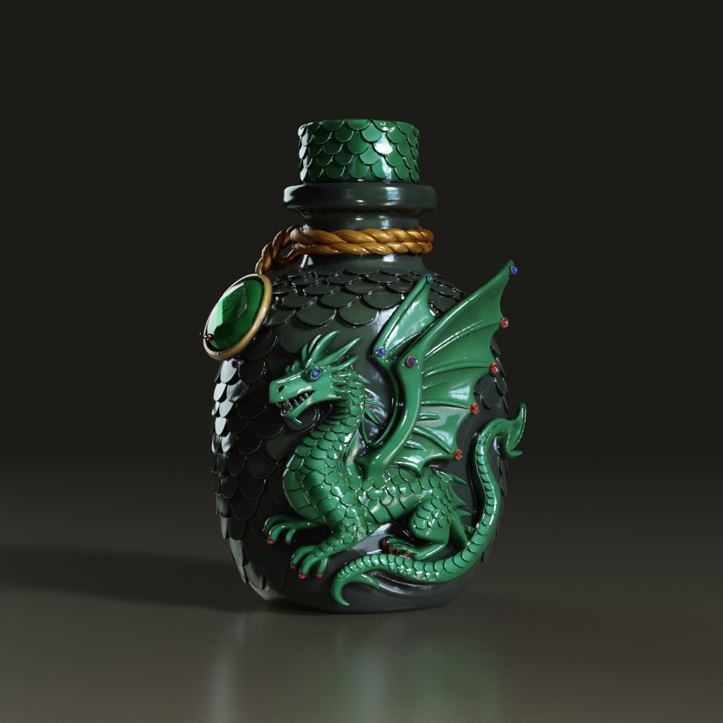 stylized-fantasy-green-dragon-potion-bottle