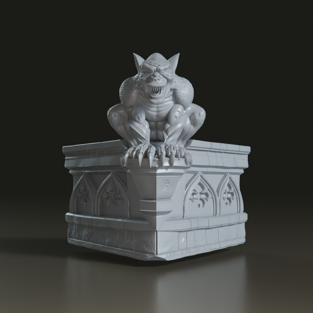 realistic-gothic-stone-gargoyle-3d-model