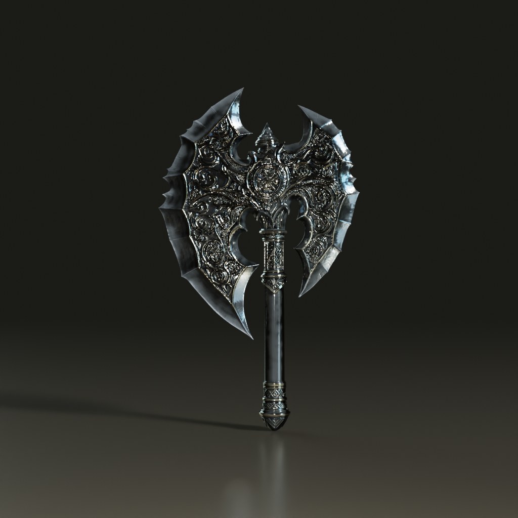 ornate-dark-fantasy-dual-bladed-battle-axe