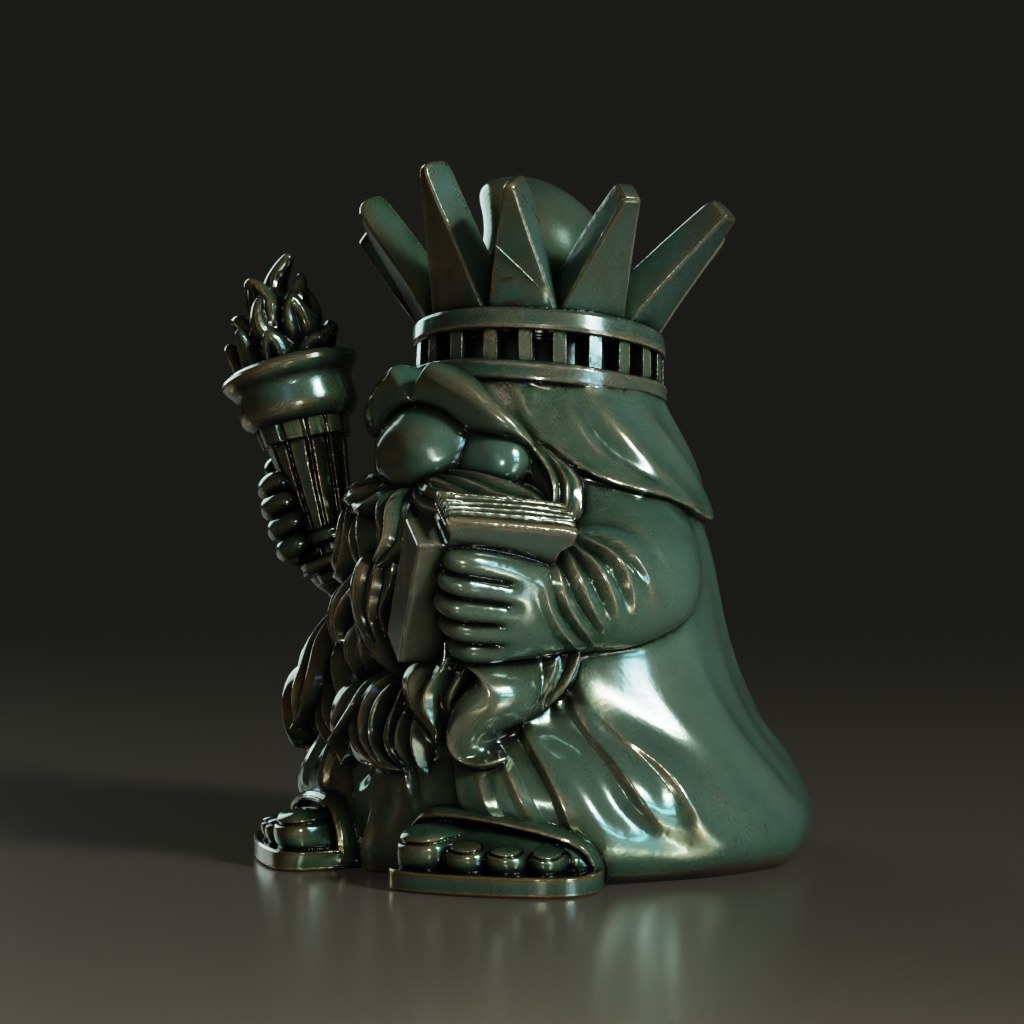 stylized-verdigris-statue-of-liberty-gnome-3d-mode