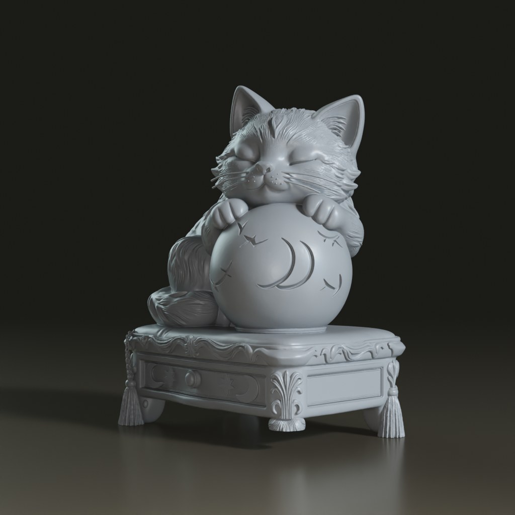 stylized-sleeping-cat-night-light-3d-model