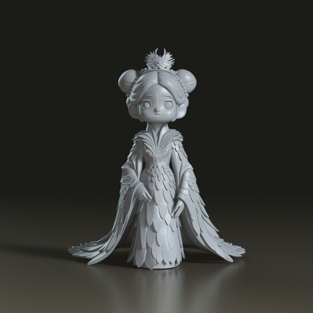 stylized-chibi-chinese-imperial-princess-3d-model