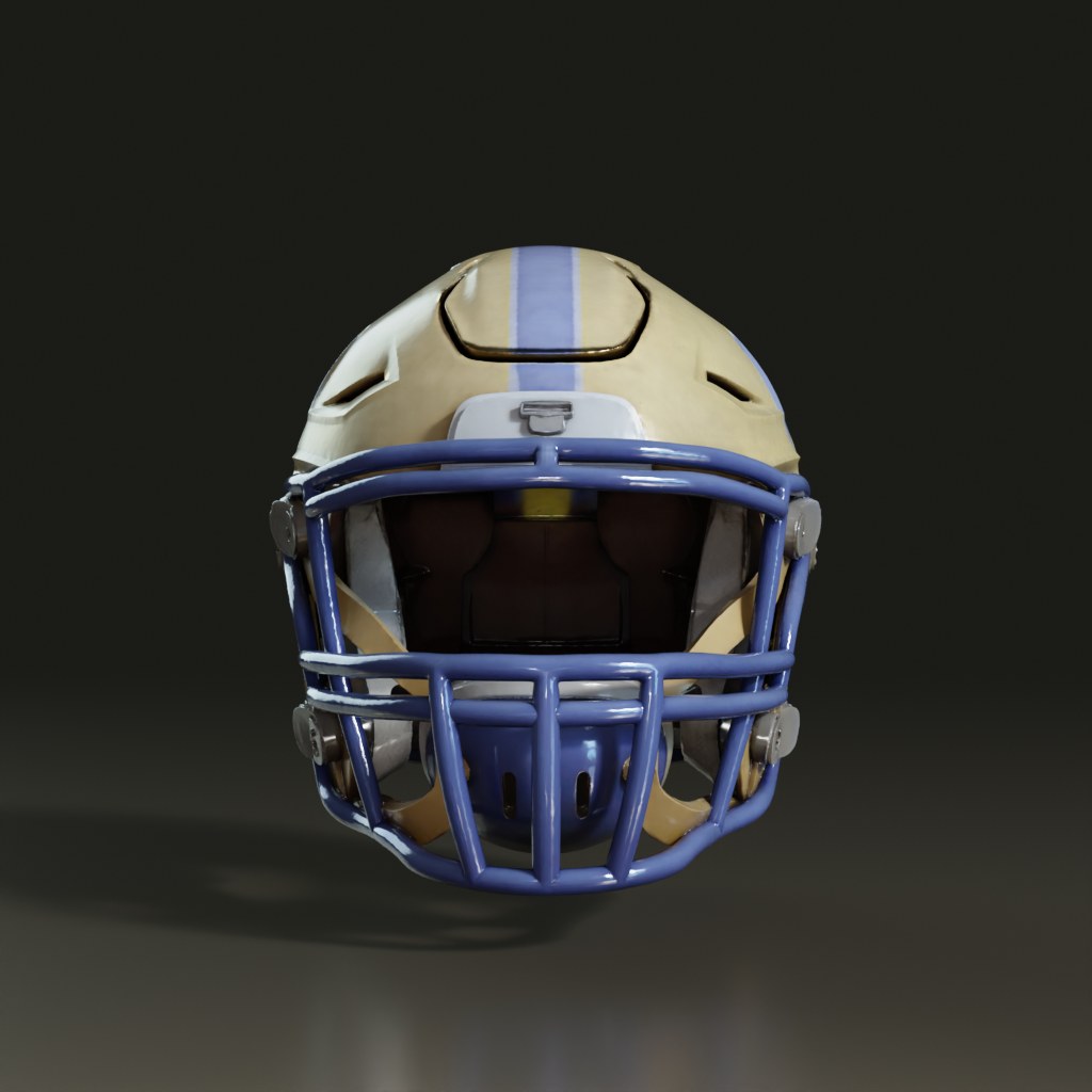 photorealistic-pitt-panthers-football-helmet-3d-mo