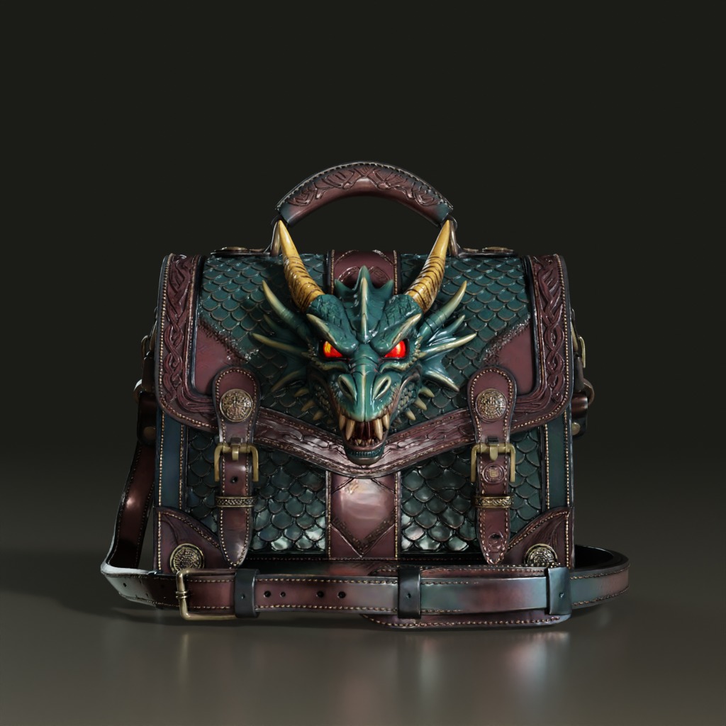stylized-fantasy-dragon-embellished-leather-satche
