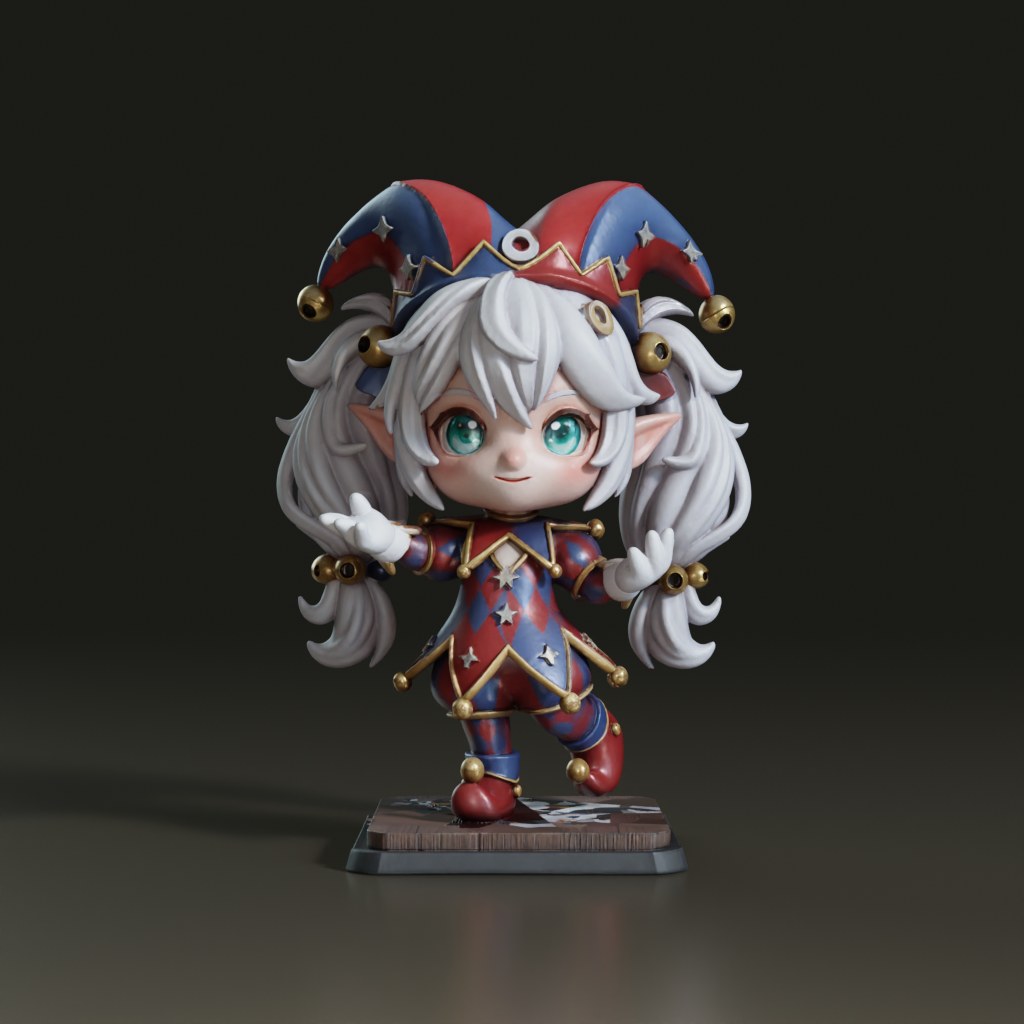 stylized-chibi-jester-elf-3d-figurine