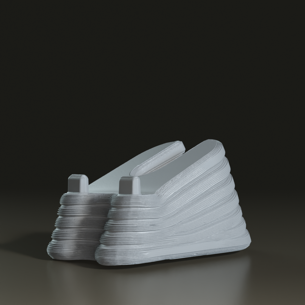 Minimalist Sage Green 3D Printed Phone Stand