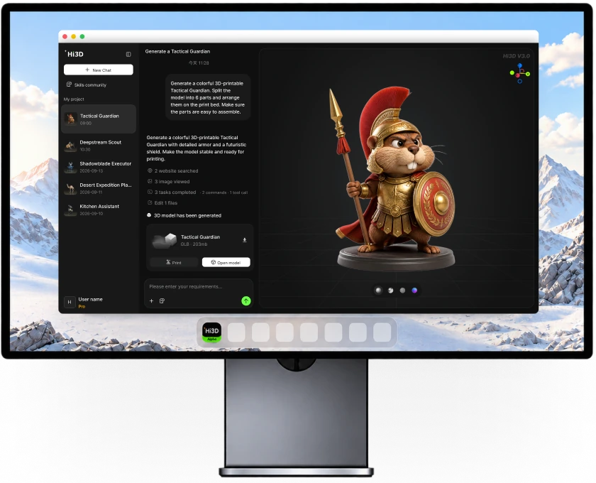 Hi3D Agent Desktop