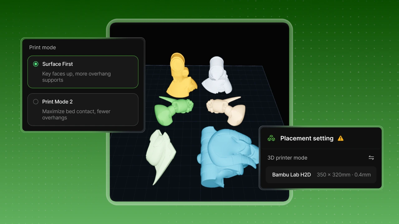 Multi-Color 3D Printing Support